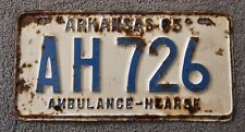 1965 arkansas license for sale  Augusta