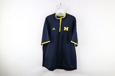 Camiseta Adidas masculina XL equipe edição futebol americano da Universidade de Michigan meio zíper comprar usado  Enviando para Brazil