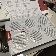 Comprimidos descalcificantes Miele para máquinas de café, fornos a vapor, faixas, 6., usado comprar usado  Enviando para Brazil