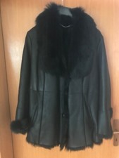 Lammfelljacke schwarz damen gebraucht kaufen  Oberhausen