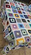 Couverture vintage crochet d'occasion  Rethel