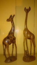 Holz giraffen deko gebraucht kaufen  Detmold