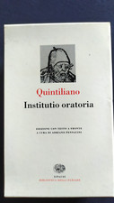 Quintiliano institutio oratori usato  Torino