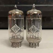2 tubos fortes super agradáveis teste Nos Telefunken Rib Plate 12AX7 comprar usado  Enviando para Brazil