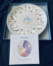 Wedgwood plate 1990 for sale  POTTERS BAR