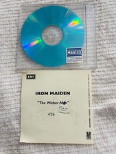 CD Iron Maiden PROMO The Wickerman não está à venda oficial EMI Alemanha CMM 2000 comprar usado  Enviando para Brazil