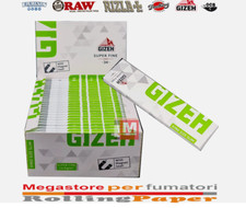Gizeh Cartine Super Fine Lunghe King Size Slim Magnetico Scatola Da 25 Libretti na sprzedaż  Wysyłka do Poland