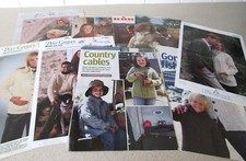 Aran knitting patterns for sale  CHESTERFIELD