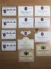 Lot étiquettes vin d'occasion  Saint-Étienne-au-Mont