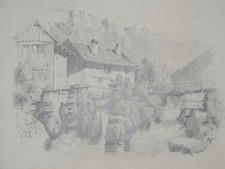 Hütte gebirgsfluss bleistift gebraucht kaufen  Deutschland