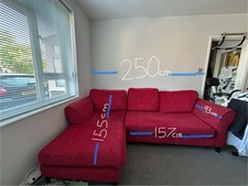 Shape corner sofa for sale  LEAMINGTON SPA