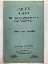 Solex 35rfvdl dustproof for sale  COLCHESTER
