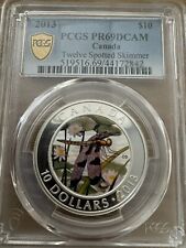 Usado, 2013 Canadá S $10 PCGS PR 69 DCAM Twelve Spotted Skimmer  comprar usado  Enviando para Brazil