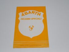 Abarth catalogo ricambi usato  Bussoleno