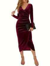 Solid ruched dress for sale  PORTSMOUTH