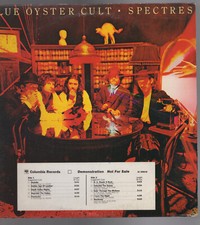Usado, Orig '77 WL Promo BLUE OYSTER CULT Spectres LP Timing Strip Hard Rock comprar usado  Enviando para Brazil