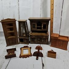 De colección Madera Miniatura Casa de Muñecas Muebles Cabaña Curio Gabinete Revista Estante LEER segunda mano  Embacar hacia Argentina