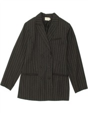 Jaqueta blazer feminina vintage peito duplo IT 42 listra cinza média CE29 comprar usado  Enviando para Brazil
