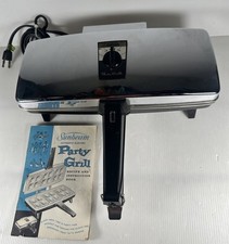 Sanduicheira elétrica Sunbeam vintage grelha de festa cromada 870 testada funciona comprar usado  Enviando para Brazil