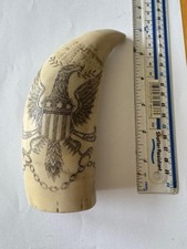 Scrimshaw replica faux for sale  BIRMINGHAM