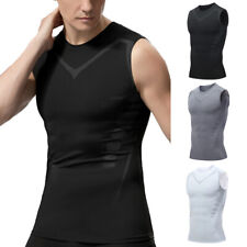 Modelador de corpo masculino emagrecimento barriga colete compressão térmica regata modelador comprar usado  Enviando para Brazil