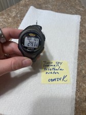 Timex 584 Triathlon Ironman relógio masculino cinza monitor de frequência cardíaca mostrador digital, usado comprar usado  Enviando para Brazil