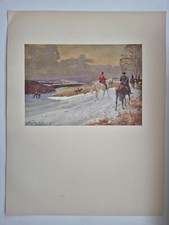 Antique coloured hunting for sale  SHANKLIN