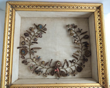 Victorian hair art for sale  Bowman