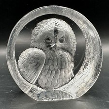 Crystal owl paperweight for sale  Denver