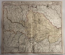 Carta geografica originale usato  Legnago