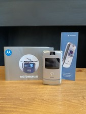 Motorola razr silver for sale  LONDON