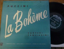 PUCCINI la boheme FERUCCIO TAGLIAVINI - ROSANA CARTERI - SANTINI / CETRA SORIA , usado comprar usado  Enviando para Brazil