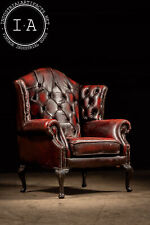 Vintage tufted leather for sale  USA
