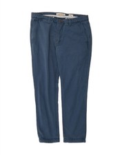 Calça chino fina masculina FAT FACE W34 L28 azul algodão BO03 comprar usado  Enviando para Brazil
