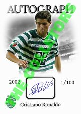CRISTIANO RONALDO, SC PORTUGAL. AUTOGRAPH . COLECTION CARD. NO PANINI/NO TOPPS comprar usado  Enviando para Brazil