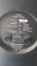 Three turbosound speakers for sale  SUNDERLAND