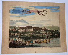 BRASIL CEARA SIARA 1673 Arnold Montanus grande vista gravada antiga século XVII comprar usado  Enviando para Brazil