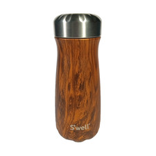 Copo isolante Swell TUMBLER aço inoxidável 16 oz design de grão de madeira de teca comprar usado  Enviando para Brazil