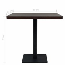 Vidaxl bistrotisch 80x80x75cm gebraucht kaufen  Kiel
