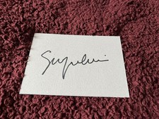 Support Cartonne Dédicacée Autograph Giorgio Armani, używany na sprzedaż  Wysyłka do Poland