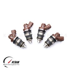 4 injetores de combustível DENSO 440cc ajuste para alimentação lateral toyota sw20 3s-gte ej20 bg5 bd5 comprar usado  Enviando para Brazil