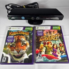 Sensor Kinect Xbox 360 com pacote de jogos Kinectimals e Kinect Adventures comprar usado  Enviando para Brazil