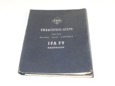 Ersatzteilliste ersatzteiltafe gebraucht kaufen  Coswig