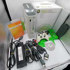 Console Microsoft Xbox 360 branco na caixa com Game Live Edition japonês testado na caixa comprar usado  Enviando para Brazil