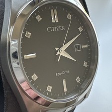 Relógio Citizen Eco Drive Corso masculino diamante aço inoxidável BM7100-59H comprar usado  Enviando para Brazil