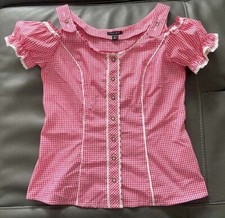 Amisu trachtenbluse rot gebraucht kaufen  Weingarten