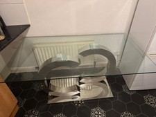 Glass dinning table for sale  BRADFORD