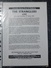 Rare stranglers press for sale  BLACKBURN