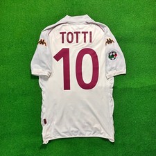 Camiseta visitante AS Roma 2002/03 #10 Totti - Camiseta Kappa Italia | Edición Serie A segunda mano  Embacar hacia Mexico