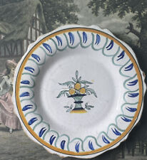 αssiette faïence polychrome d'occasion  Bordeaux-